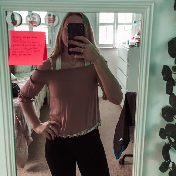 pink croptop - Picture 1 of 2